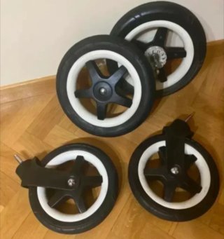 4 Ruedas bugaboo donkey/búffalo macizas
