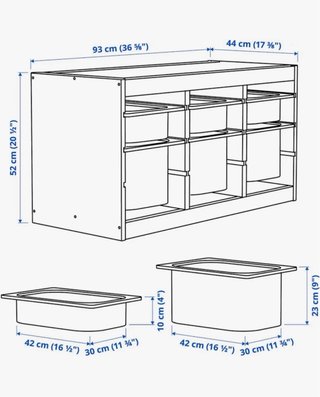 IKEA TROFAST Montessori / almacenaje juguetes