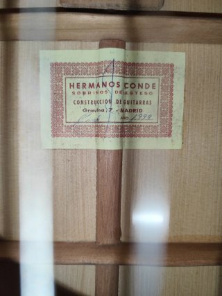 Guitarra Hermanos Conde 1999
