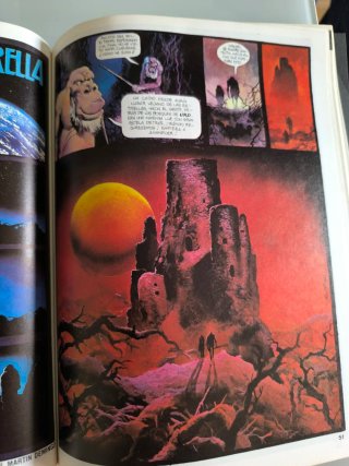 Comic de la fantasía y ciencia ficción para adulto
