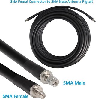 Cable Coaxial LMR400 SMA Macho-Hembra 23m