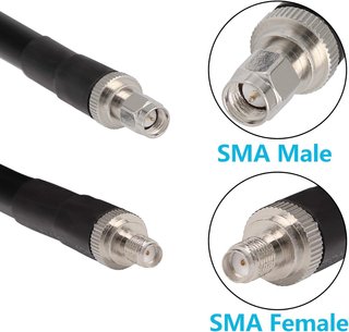 Cable Coaxial LMR400 SMA Macho-Hembra 23m