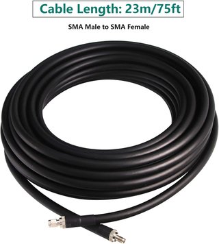 Cable Coaxial LMR400 SMA Macho-Hembra 23m