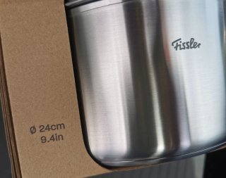 NUEVA. Olla Cacerola Fissler 24cm Acero Inoxidable