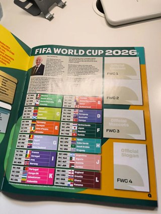 Álbum Cromos Panini Mundial FIFA 2026