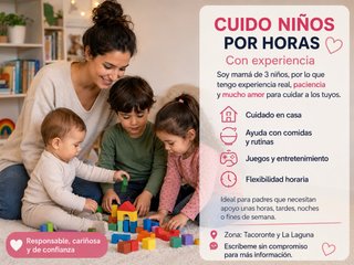 Cuido niños por horas