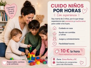 Cuido niños por horas