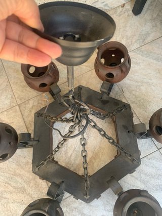LAMPARA ESTILO MEDIEVAL
