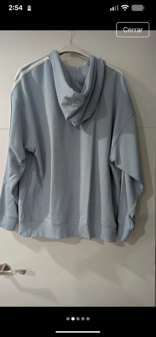 Sudadera Adidas azul con capucha o Sudadera Reebok