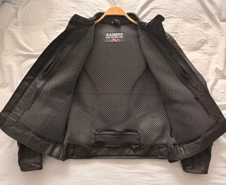 Chaqueta de moto piel RAINERS 2XL