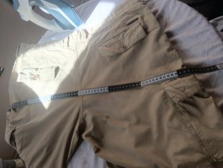 Pantalones cortos de vestir hombre beige