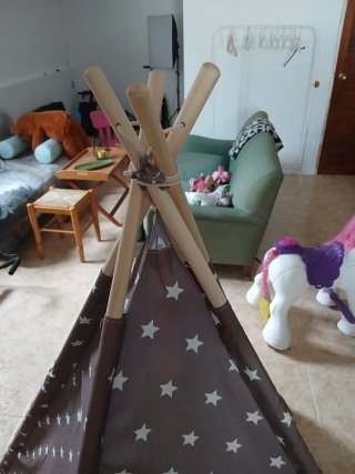 Tipi infantil estrellas como nuevo