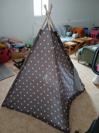 Tipi infantil estrellas como nuevo