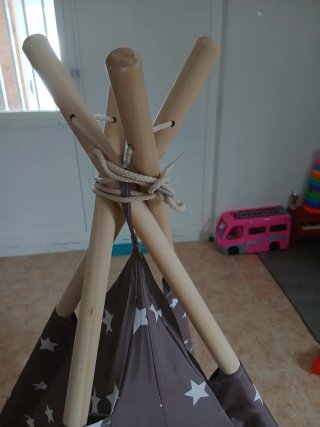 Tipi infantil estrellas como nuevo