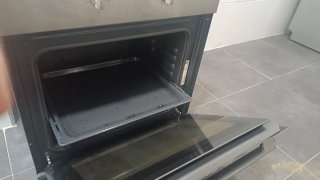Horno Teka Negro y Acero Inoxidable
