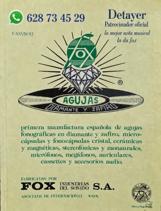 Capsula y Aguja Magnética Reulo Tocadiscos