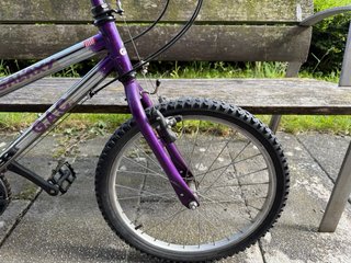 Bicicleta niño cromada