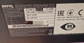 Monitor Benq 24 pulgadas Negro