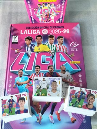 CROMOS FUTBOL  PANINI 25-26 PARA ACABAR COLECCIÓN.