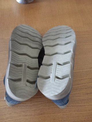 Botas de ante azul para hombre