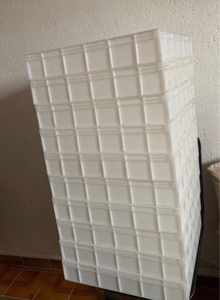 10 Cajas de Fermentación Plástico Blanco