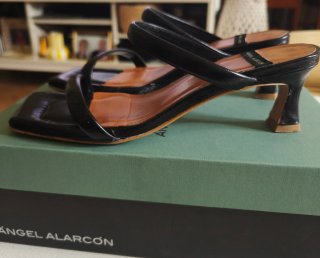 Sandalias Angel Alarcon Negras Talla 37