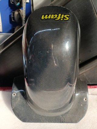 Guardabarros trasero Carbono Yamaha YZF 93.