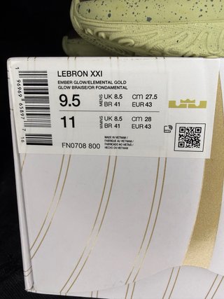 Nike LeBron XXI “Ember Glow Elemental Gold”