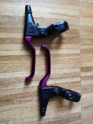 Manetas Freno Tektro Morado