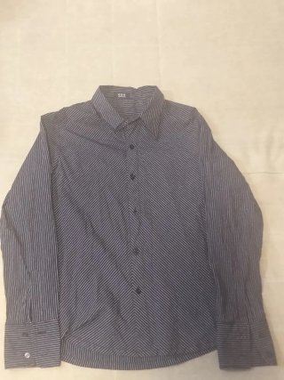 Camisa de vestir gris hombre