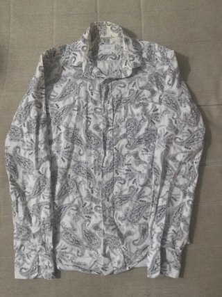 Camisa de vestir gris hombre