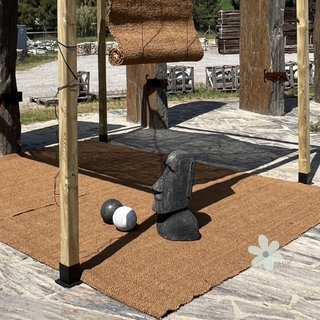 Tappeto/barriera in fibra di cocco 1m x 3m per interni/esterni