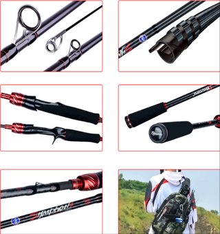 Cañas BIUTIFU de spinning de diferentes medidas