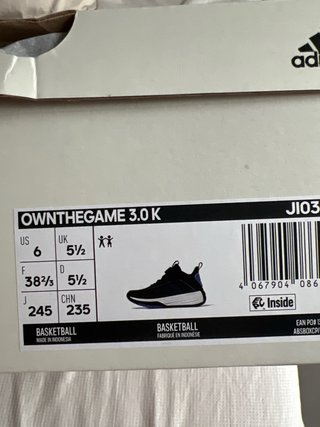 Zapatillas Adidas Botita Basket Talla 38 2/3