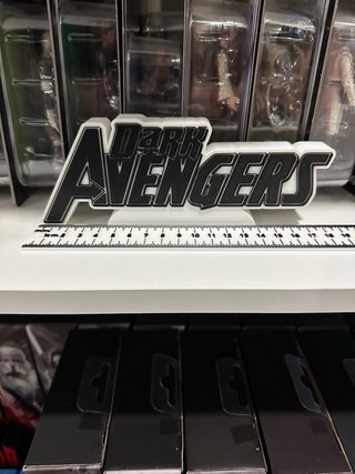 The Dark Avengers 3D logo