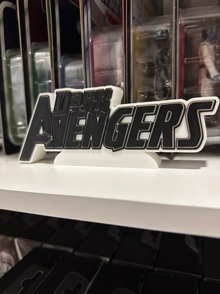 The Dark Avengers 3D logo
