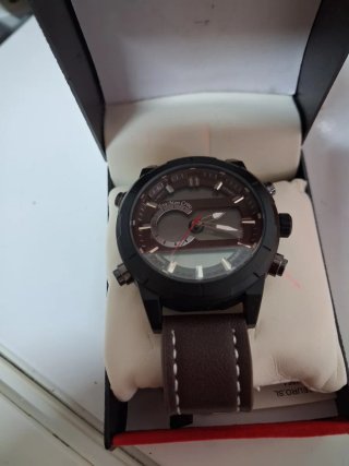 Lote de 2 Relojes Eve Mon Cruz Negro y Marrón
