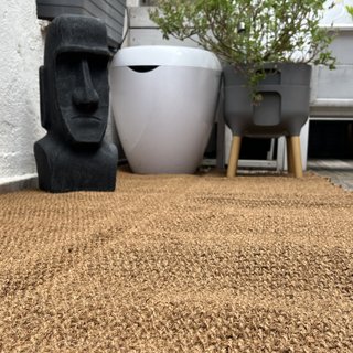 Alfombra/valla fibra de coco 2x3m