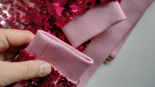 Chaqueta lentejuelas H&M niña T6