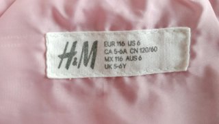 Chaqueta lentejuelas H&M niña T6
