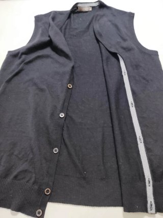 Gilet unisex nero