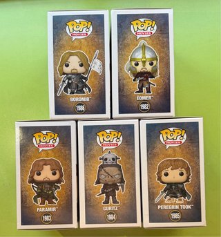 Pack 5 Figuras Funko Pop El Señor de los Anillos