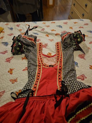 Traje Gitana Vintage Talla 42 Sin Estrenar