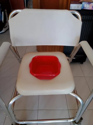Silla de ruedas para baño