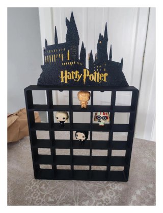 Espositore Funko Pop Harry Potter Nero e Oro