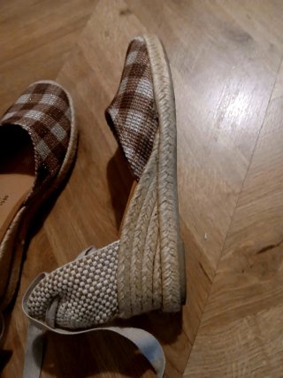 Zapatillas de esparto  cuña