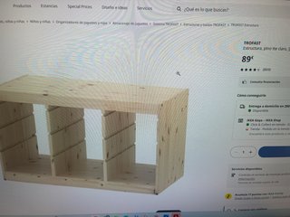 Mueble Almacenaje trofast Infantil Madera pino
