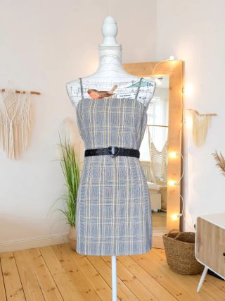 Vestido cuadros Principe de Gales Talla XXs/32