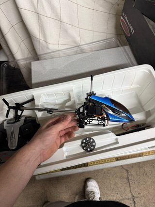 Helicóptero RC con mando