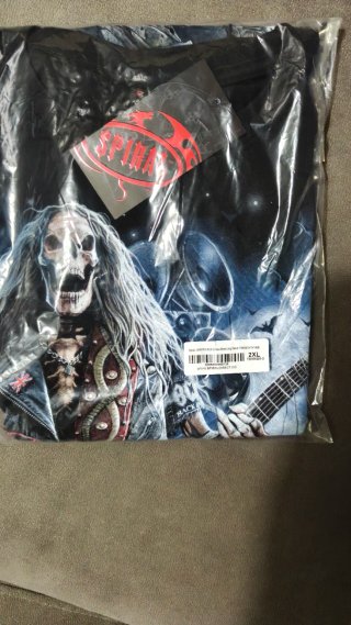 Camiseta Rock Grim Spiral Talla XXL